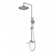 Shower system with mixing valve