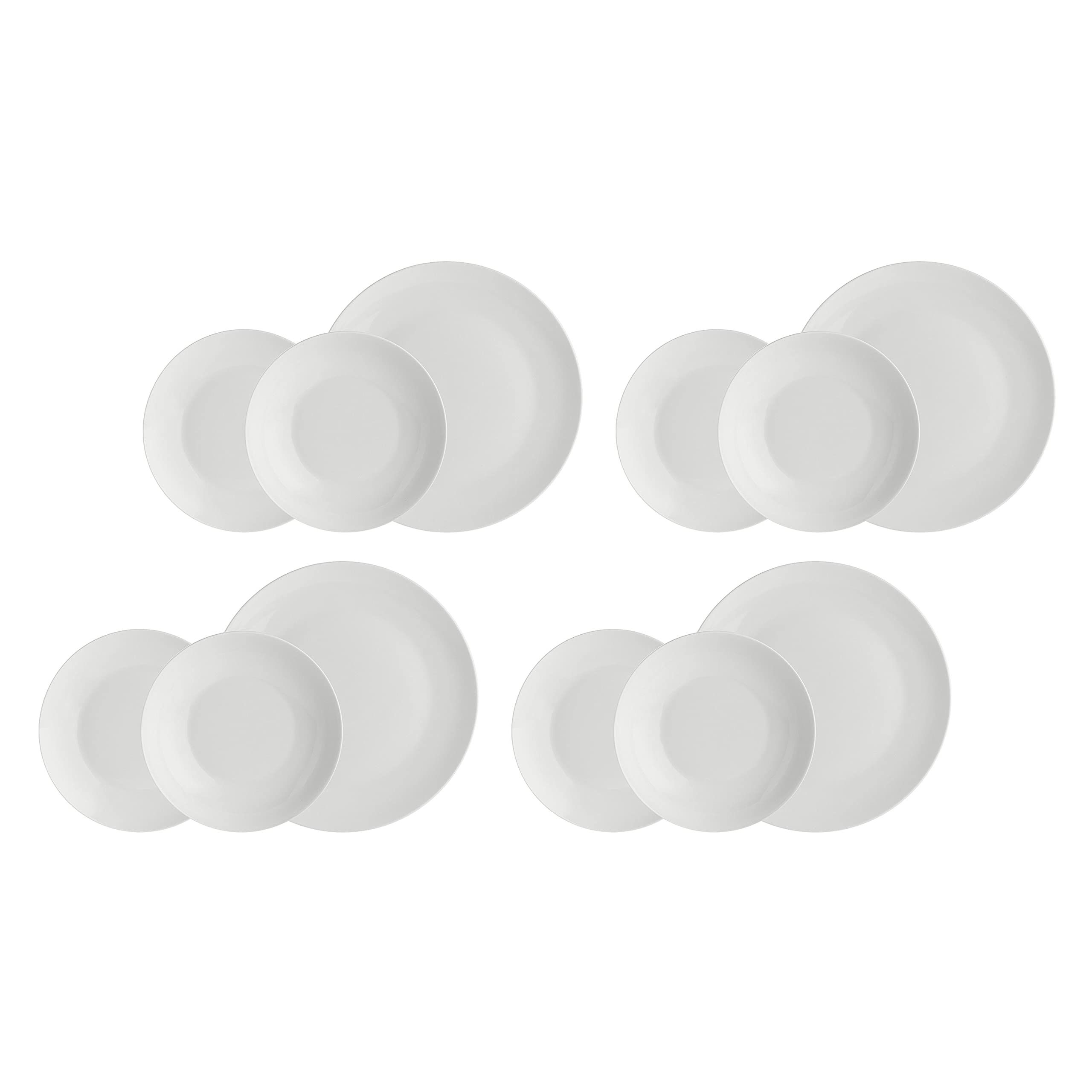 Essenziale 12-piece plate set