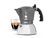 Coffee maker BIALETTI BRIKKA INDUCTION 4TZ 180 ml Anthracite  Silver