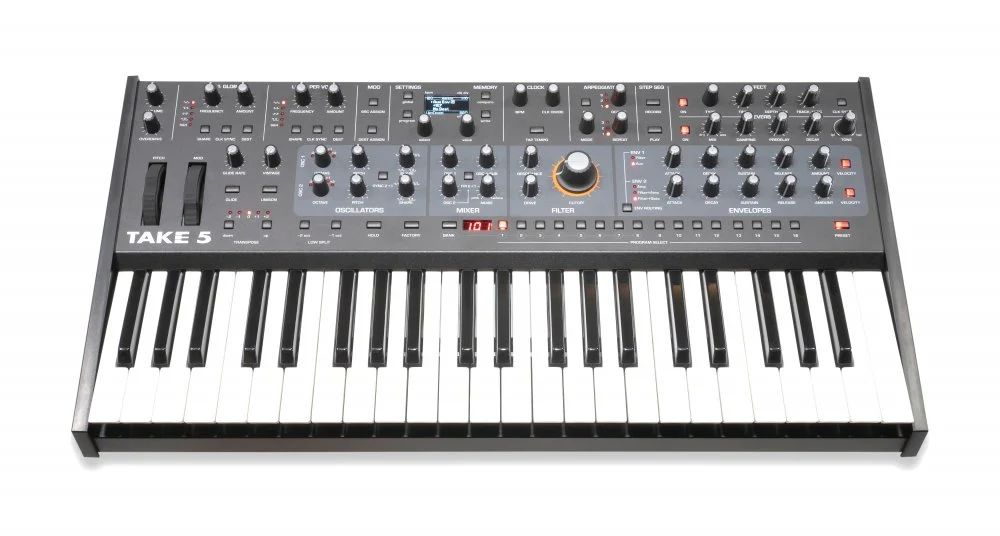 Sequential Take 5 - polyphonic analogue synthesiser
