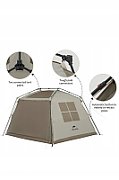 Village 5.0 2nd generation tent cnk2300zp022-brown NATUREHIKE