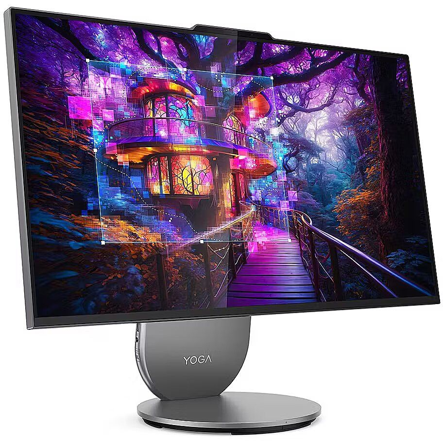 All-In-One Lenovo Yoga AIO 27IAH10 F0J2001FPB, 27 inch 2560 x 1440, Intel 285H (16 C / 16 T, 2.5 GHz - 5.4 GHz), 32 GB RAM, 1 TB SSD, NVIDIA GeForce RTX 4050 6 GB, Windows 11 Pro