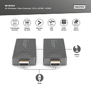 Wireless HDMI Extender 30m UHD 4K30Hz audio