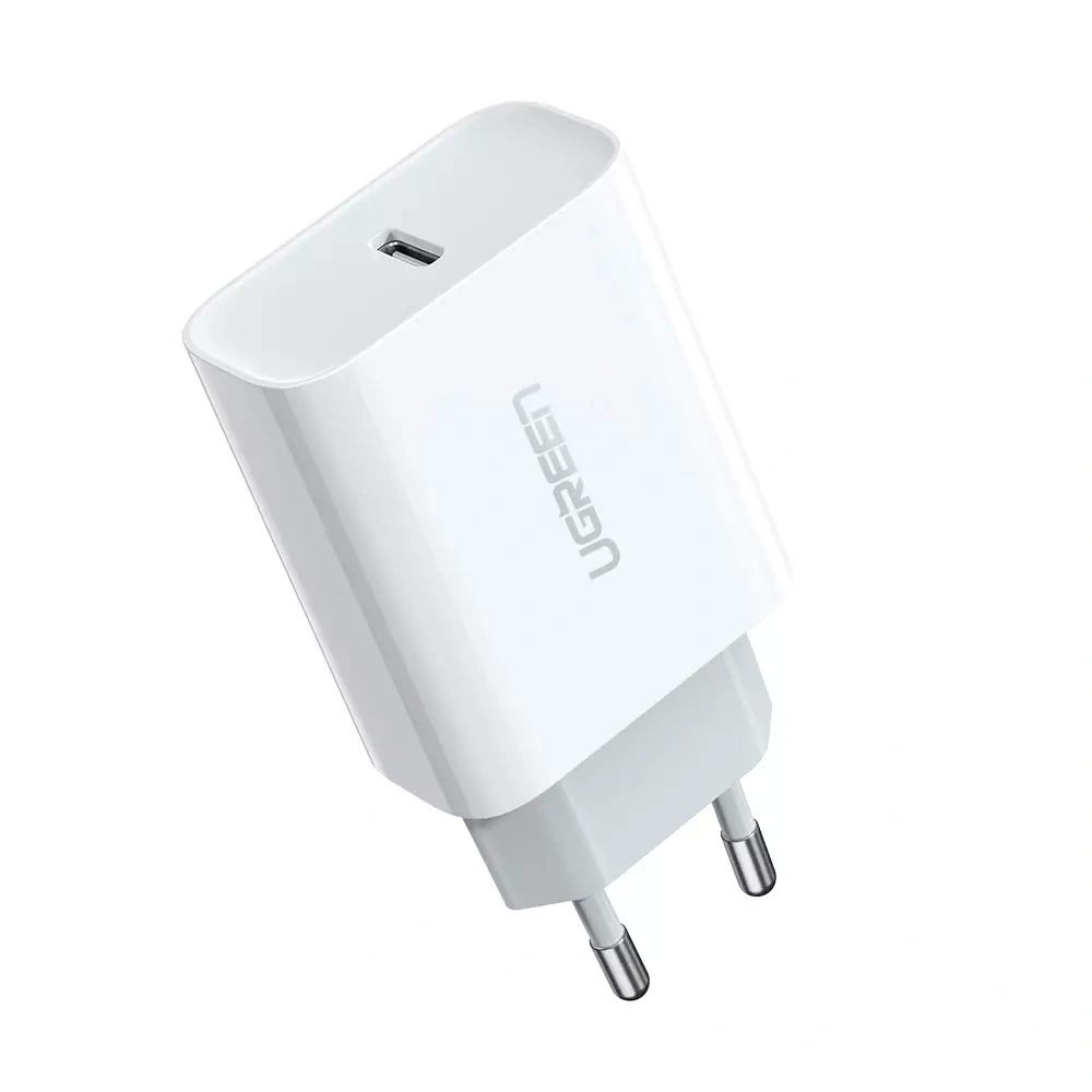 Ugreen USB Power Delivery 3.0 Quick Charge 4.0+ 20W 3A mains charger (white)
