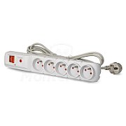 ARMAC ARC5 5M 5X 230V PL GREY POWER STRIP