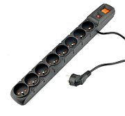 ACAR S8 power extension 1.5 m 8 AC outlet(s) Indoor Black