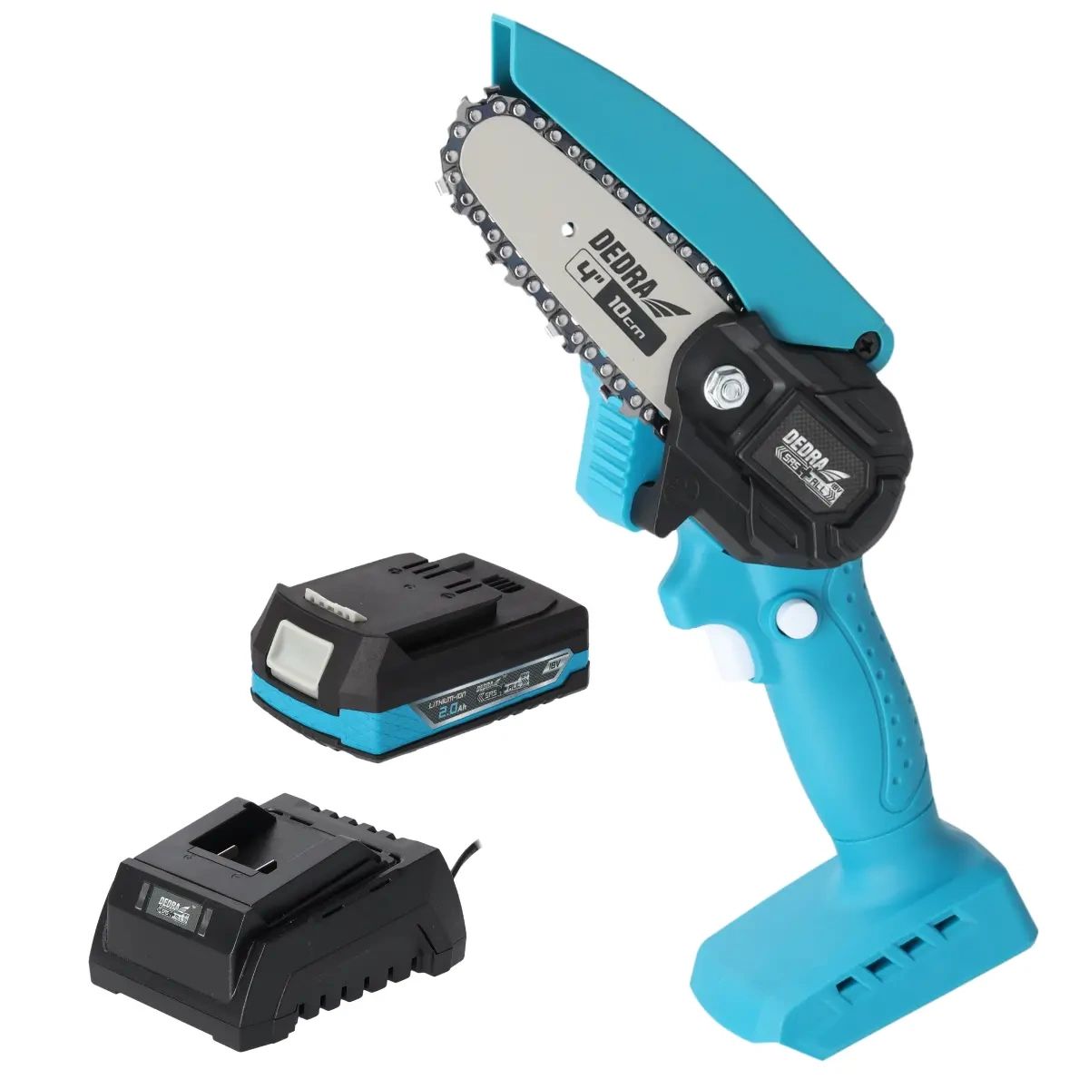 Mini cordless chainsaw 4' 18V 1*2.0AH SAS+