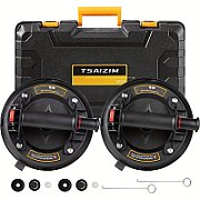 Suction cup for glass with pump and gauge - 200mm