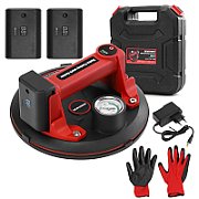 Suction cup for glass with pump and gauge - 200mm