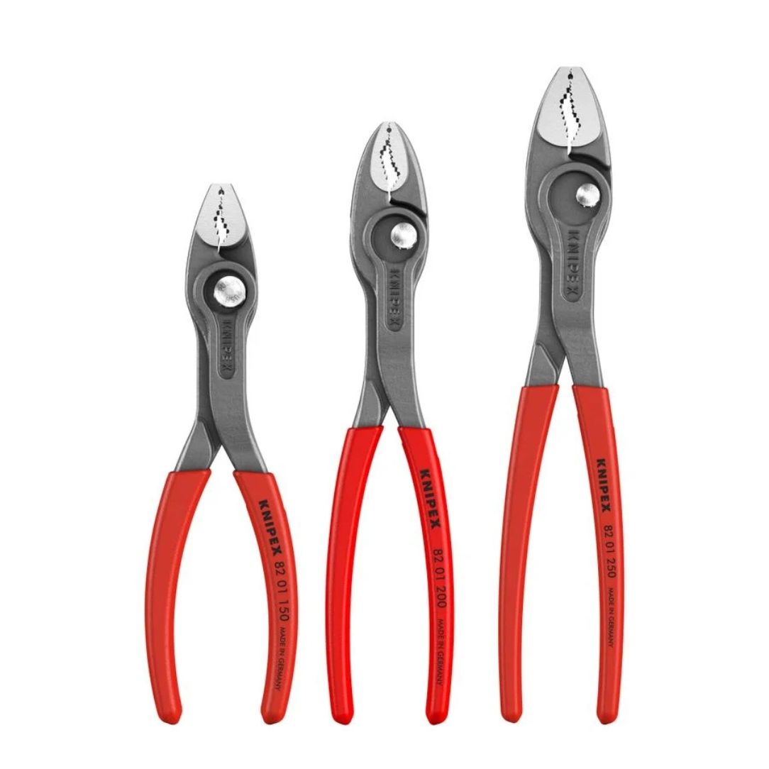 Set of frontal gripping pliers TWIN GRIP 3pcs