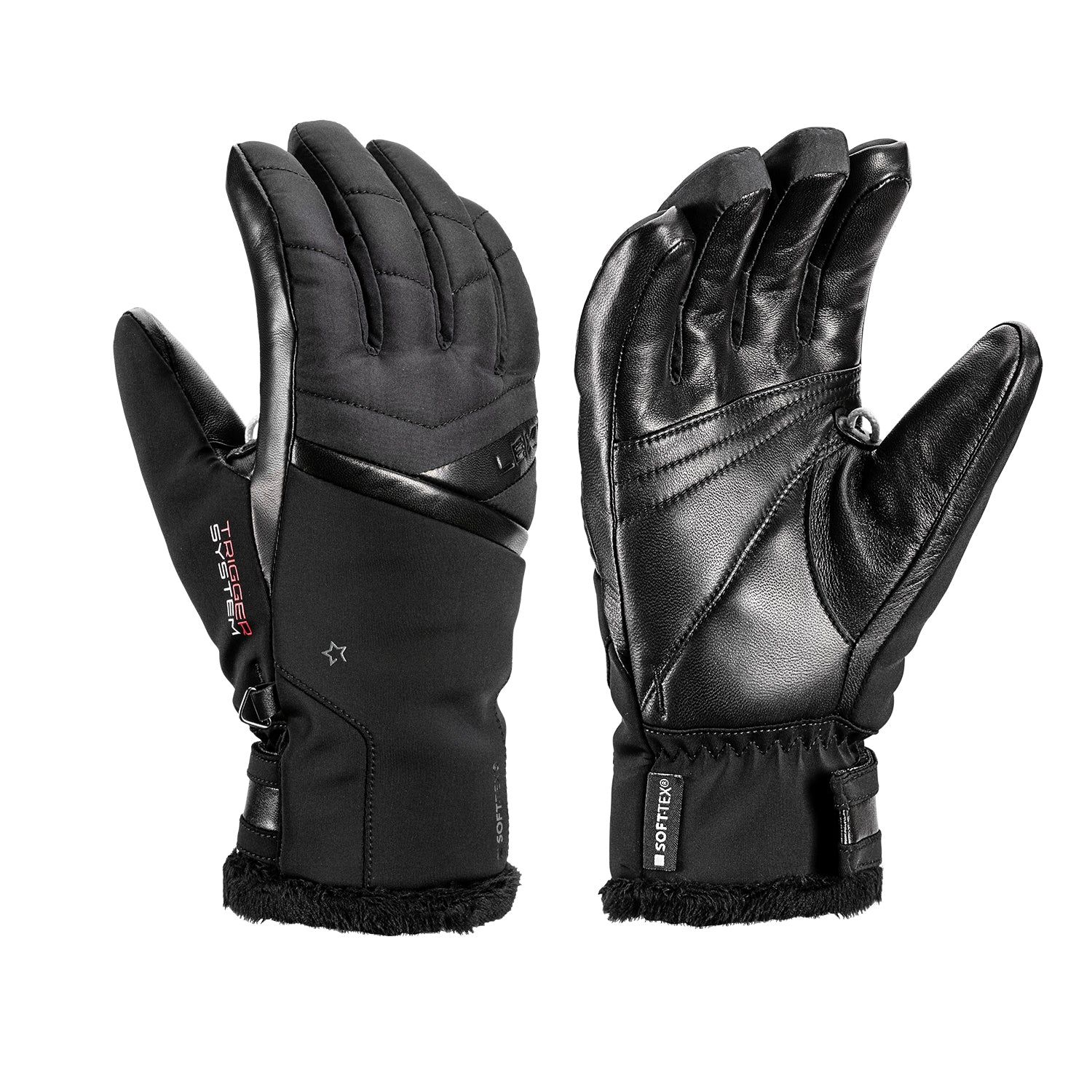 LEKI RĘKAWICE Snowfox 3D Women black 7.0