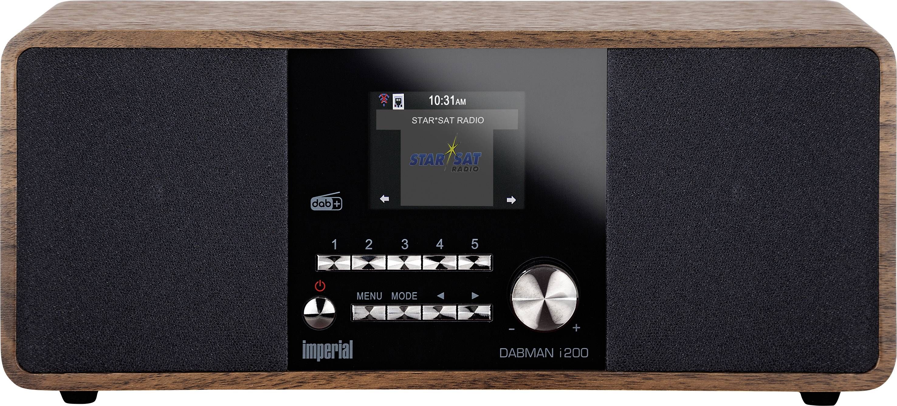 Radio imperial DABMAN i200 Internet/DAB+/DAB/UKW wood design