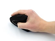 MEDIA-TECH VERTIC RF MT1123 Wireless vertical mouse RF 2400 DPI Black