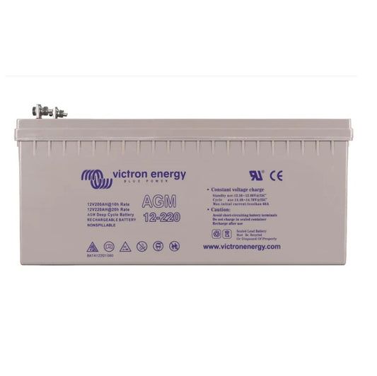 Victron Energy 12V/220Ah AGM Deep Cycle Batt.