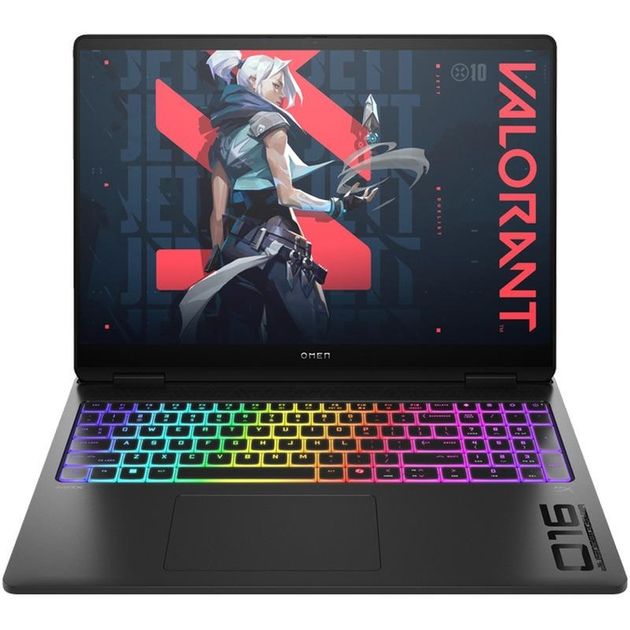 Laptop HP OMEN 16-ah0009nn, 16 inch 2560 x 1600, Intel 255HX (20 C / 20 T, 1.8 GHz - 5.2 GHz, 36 MB cache), 64 GB DDR5, 1 TB SSD, Nvidia GeForce RTX 5070 Ti, Fara sistem de operare, Negru