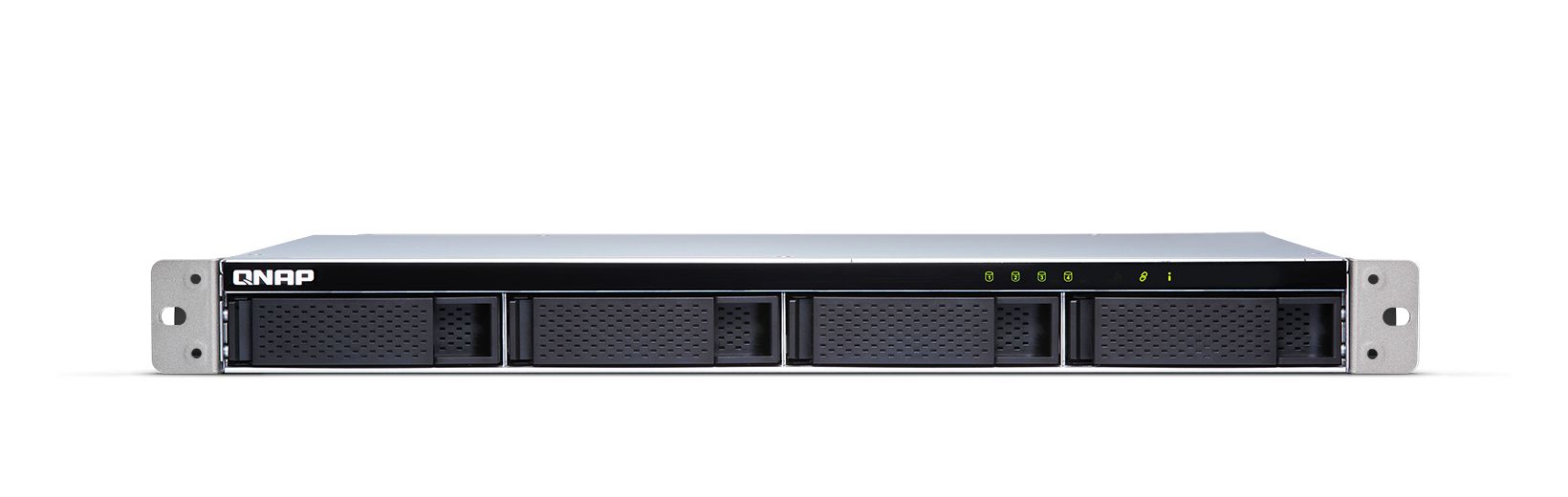 QNAP TL-R400S carcasă disc memorie Cutie protecție HDD/SSD Negru, Gri 2.5/3.5