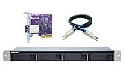QNAP TL-R400S carcasă disc memorie Cutie protecție HDD/SSD Negru, Gri 2.5/3.5