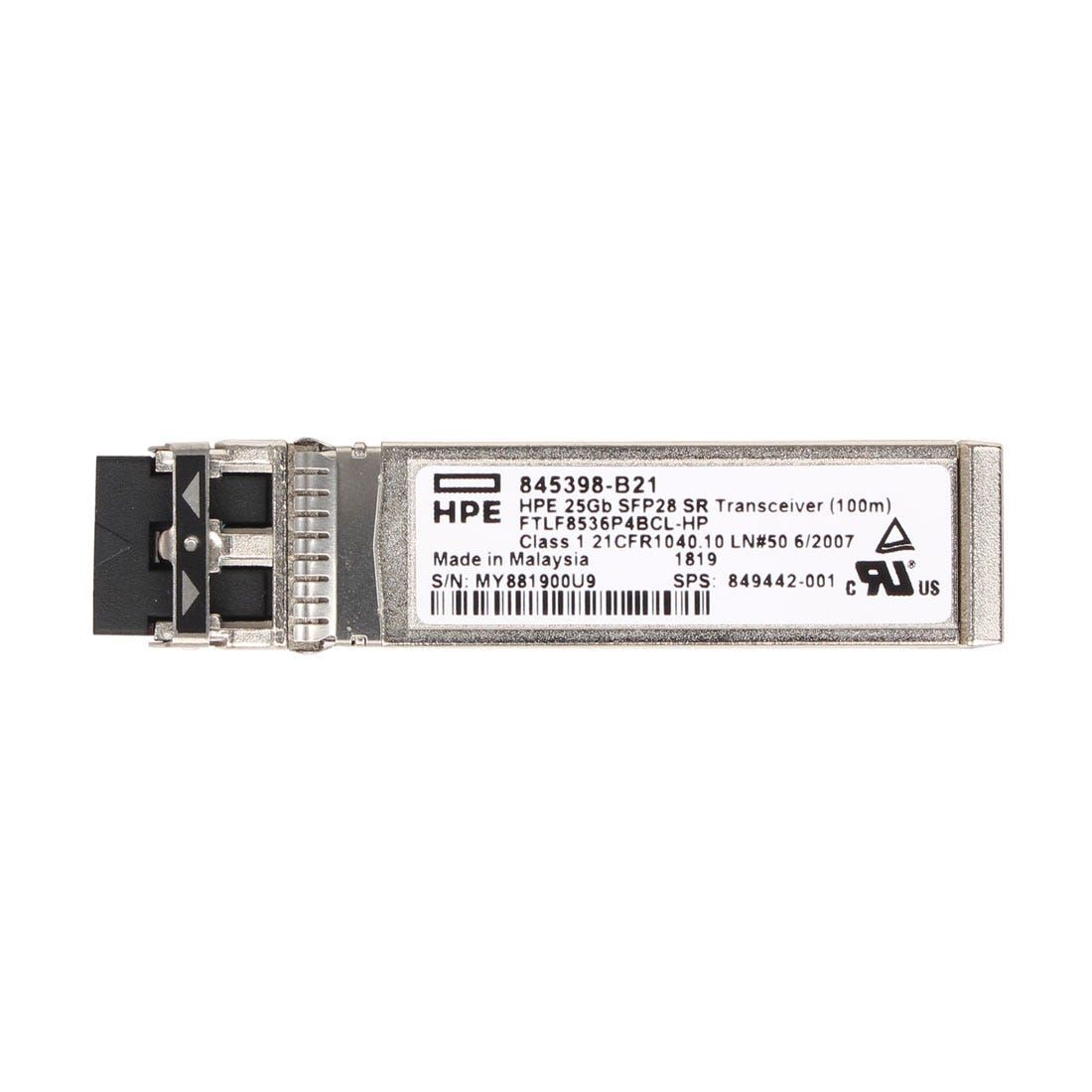 HPE 25Gb SFP28 SR 100m Transceiver