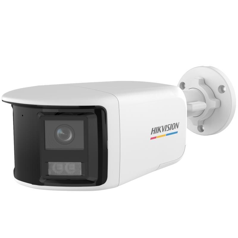 Camera de supraveghere Bullet 3K Hikvision DS-2CE12KF3TP-DLS, lentila fixa 2.8mm, iluminare min: 0.0005 Lux @ (F1.0, AGC ON), 0 Lux cu lumina alba, IR 20m, lumina alba 40m, microfon incorporat, alimentare: 12 VDC ± 25%, max. 8.9 W, protectie: IP67, dimensiuni: 234.46 mm × 103.58 mm × 76.01 mm
