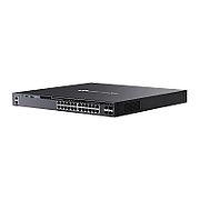 TP-Link Switch 24 porturi, Management L3, POE+, 4 porturi 10G SFP,Interfata: 24× 10/100/1000 Mbps PoE+ RJ45 Ports, 4× 10G SFP+, 2× USB 2.0, 1× RJ45 Console Por, 1× USB Type-C Console Port, 1× RJ45 Management Port, Buget POE: 720W, 24 x 30W, Dimensiuni: 440 × 420 × 44 mm, Montare in rack, Capacitate