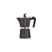 Pedrini Coffee Maker Paint Aluminum 6 Cups dark grey (9114-8) (91148)
