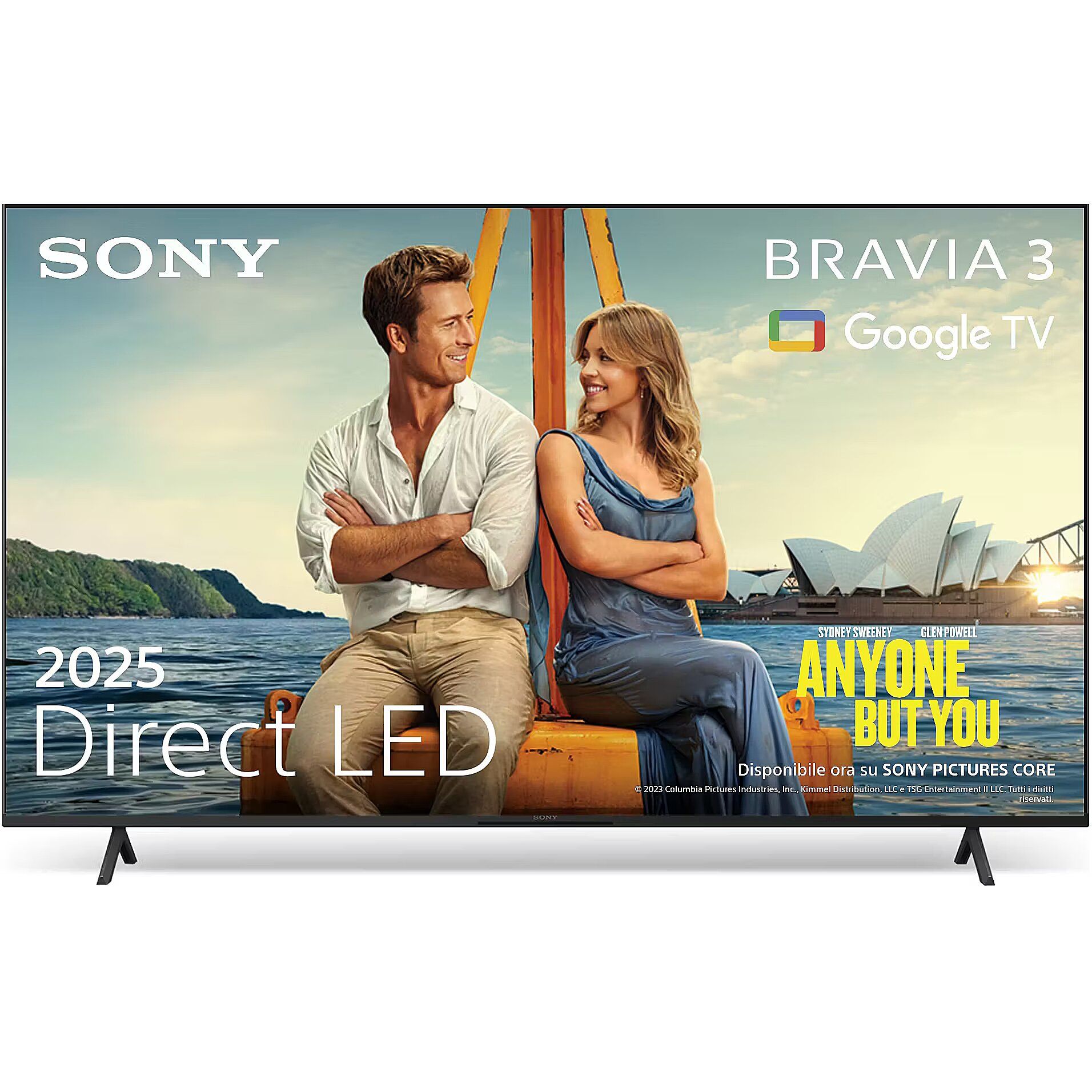 SONY TV DLED K43S35BP.CEI, 43 (109cm),Smart TV, 4K, Negru