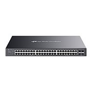 Omada 52-Port Gigabit Smart Switch with 32-Port PoE+ PORT: 48× Gigabit Ports (32×PoE+ and 16× Non-PoE), 4× Gigabit SFP Slots SPEC: 32× 802.3at/af, 230 W PoE Power, 1U 19-inch Rack-mountable Steel Case, Fanless FEATURE: Integration with Omada SDN Controller, Static Routing, 802.1Q VLAN