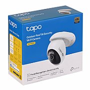 Camera Wi-Fi Outdoor TP Link, senzor 1/27  Progressive Scan CMOS Starlight Sensor, Focal Length: 4 mm ± 5%, Aperture: F1.6 ± 5%, night vision 850 nm IR LED, rezolutie maxima 4K 8MP (3840 × 2160 px), frame rate 25 fps, zoom digital 18x