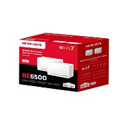 Mercusys BE6500 Whole Home Mesh Wi-Fi, standarde wireless 5 GHz: IEEE 802.11a/n/ac/ax/be mixed, 2.4 GHz: IEEE 802.11b/g/n/ax/be, protocol mesh 802.11k/v/r, interfata 2× 2.5 Gbps Ports (WAN/LAN auto-sensing)1× 1 Gbps Port (WAN/LAN auto-sensing)