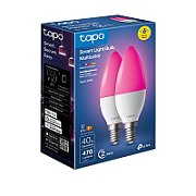 Smart Light Bulb, Multicolor SPEC: B38 bulb, E14 base, 220~240 V, 50/60 Hz, 8.6W, 16 Million Colors, 2500K-6500K, Brightness: 470 lm(Default 2700K), 40W Equivalent, Beam angle 260°, Lifetime Up to 25,000hrs, ERP:F, 2.4 GHz Wi-Fi, Bluetooth (Can be control via Bluetooth locally) FEATURE: Multicolor