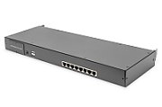 Digitus DS-72216 switch-uri pentru tastatură, mouse și monitor (KVM) Raft pentru montat echipamente Negru