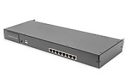 Digitus DS-72216 switch-uri pentru tastatură, mouse și monitor (KVM) Raft pentru montat echipamente Negru