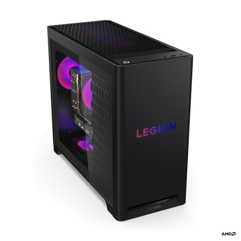 Desktop PC Lenovo Legion T5 30AGB10, AMD Ryzen 7 7700X (8 C / 16 T, 4.50 GHz - 5.4 GHz), 16 GB RAM, 1 TB SSD, NVIDIA GeForce RTX 4060 8 GB, 850 W, Fara sistem de operare