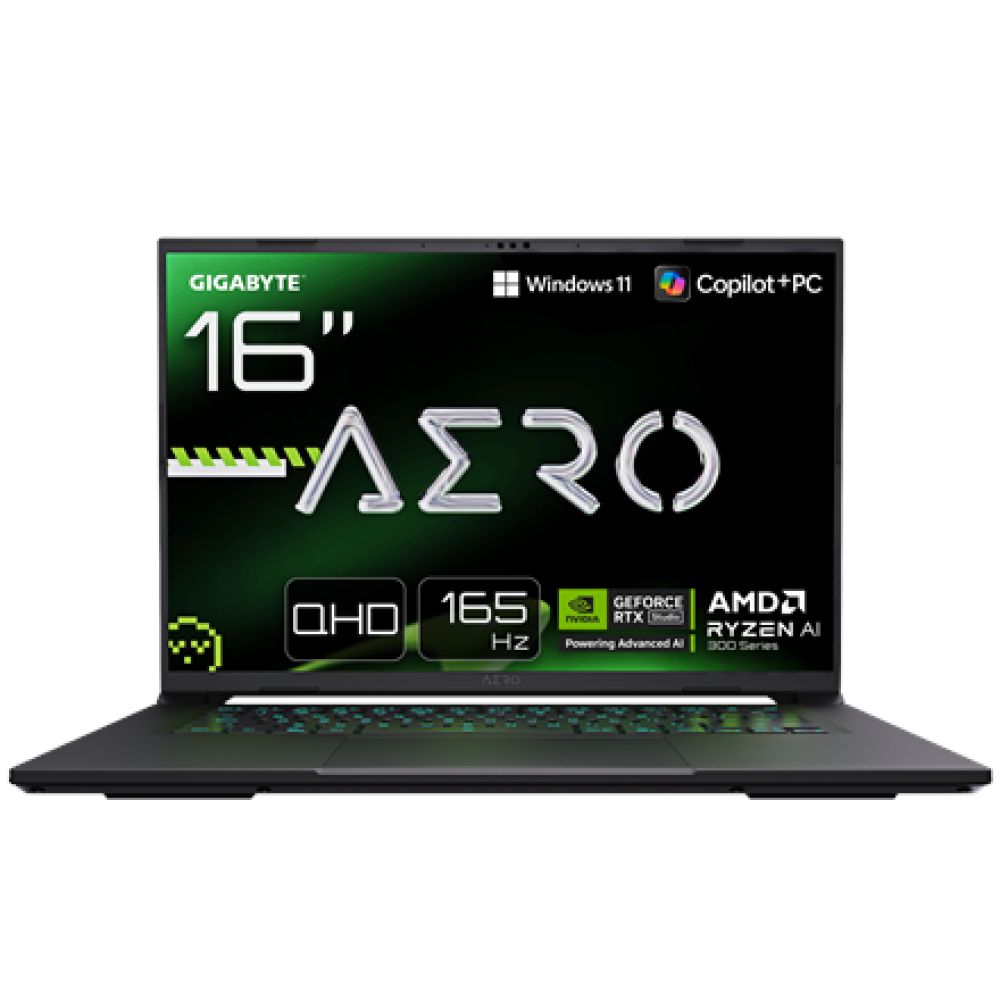 Laptop Gigabyte AERO X16 1VH93EEC94DH, 16 inch 2560 x 1600, AMD AI 7 350 (8 C / 16 T, 2 GHz - 5 GHz, 8 MB + 16 MB cache), 16 GB DDR5, 1 TB SSD, Nvidia GeForce RTX 5060, Windows 11 Home