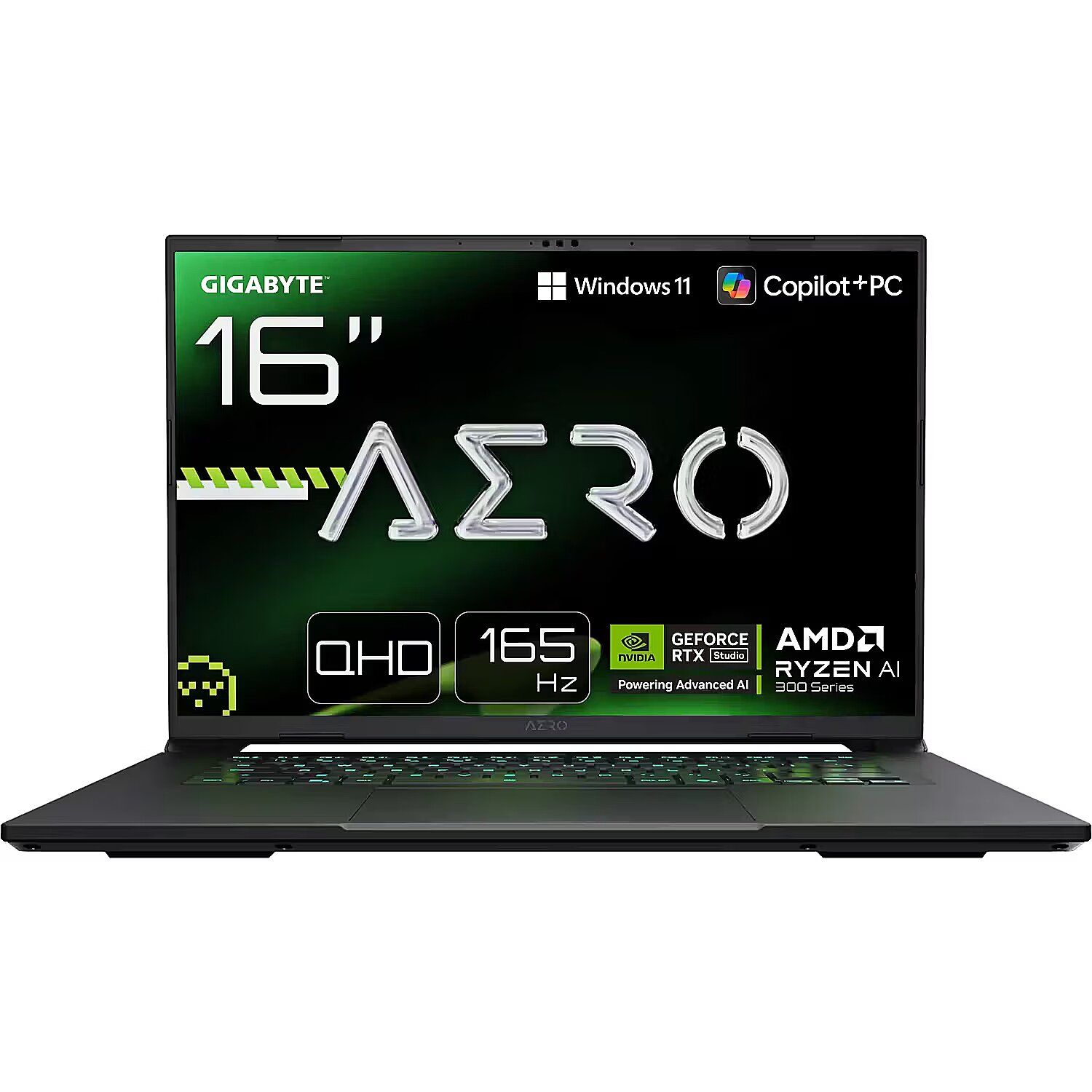 Laptop Gigabyte AERO X16 1WH 1WH93EEC64AH, 16 inch 2560 x 1600, AMD AI 7 350 (8 C / 16 T, 2 GHz - 5 GHz, 8 MB + 16 MB cache), 32 GB DDR5, 1 TB SSD, Nvidia GeForce RTX 5070, Windows 11 Home