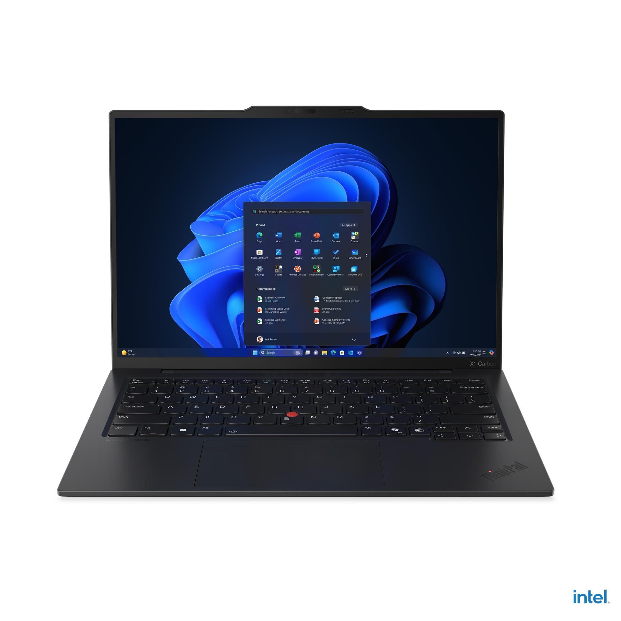 Laptop Lenovo ThinkPad X1 Carbon Gen 13 Aura Edition 21NX006TRI, 14 inch 2880 x 1800 Touchscreen, Intel 255U (12 C / 14 T, 2.4 GHz - 5.2 GHz, 12 MB cache), 32 GB LPDDR5X, 1 TB SSD, Intel Graphics, Windows 11 Pro