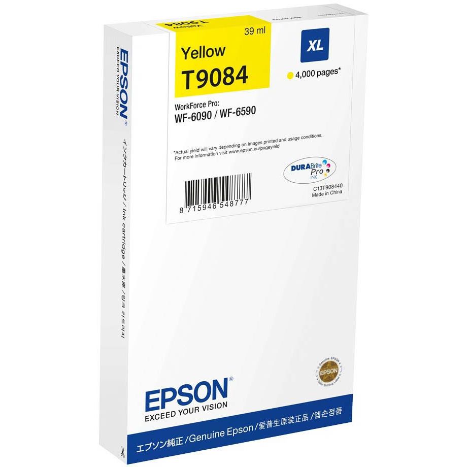 Cartus cerneala Epson C13T90844N ,Galben ,4 000 pagini ,Original (T90844N) 