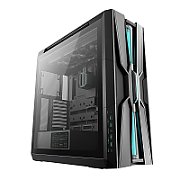 CARCASA gaming DeepCool  GENOME III  tower, fara sursa, max 10x fan, cooler AIO 420mm pre-instalat, 9 sloturi expansiune, negru,  R-GENOME-BKALA3-G-3 