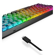 Tastatura Gaming Lenovo Legion K510 Mini Pro, Numar taste: 84, Interfata tastatura: USB, Tastatura iluminata: RGB, Culoare: Negru, Tehnologie: Cu fir, Kit: Nu, Continut pachet: 1 x Keycap Puller, 1 x Tastatura Gaming Altele: Anti-Ghosting, Lungime cablu 1.8 m, Dimensiune (mm): 310.91 x 120.41 x