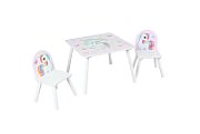 Set 2 scaune +birou Unicorns, U-Grow