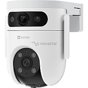 Camera de supraveghere EZVIZ H9C Dual WI-FI Rezolutie video: 2304 × 1296 Lentila fixa: 2.8mm Unghi de vizualizare: orizontal: 108°, vertical: 56°, diagonal 130° Distanta iluminator IR: 30 m Compresie video: H.265 / H.264 Detectarea formei umane alimentate de AI / detectarea formelor alimentate de AI