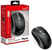 Mouse Genius  ECO-8150 , PC sau NB, wireless 2.4GHz, optic, 1200 dpi, butoane/scroll 3/1, acumulator, buton Copilot, negru,  31030045400  (timbru verde 0.18 lei) 4710268 262589