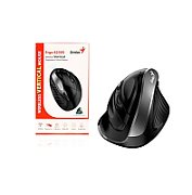 MOUSE Genius  Ergo 8259S , PC sau NB, wireless 2.4GHz, optic, 1600 dpi, ergonomic, butoane/scroll 6/1, acumulator, buton Copilot, argintiu,  31030031401  (timbru verde 0.18 lei) 4710268260394