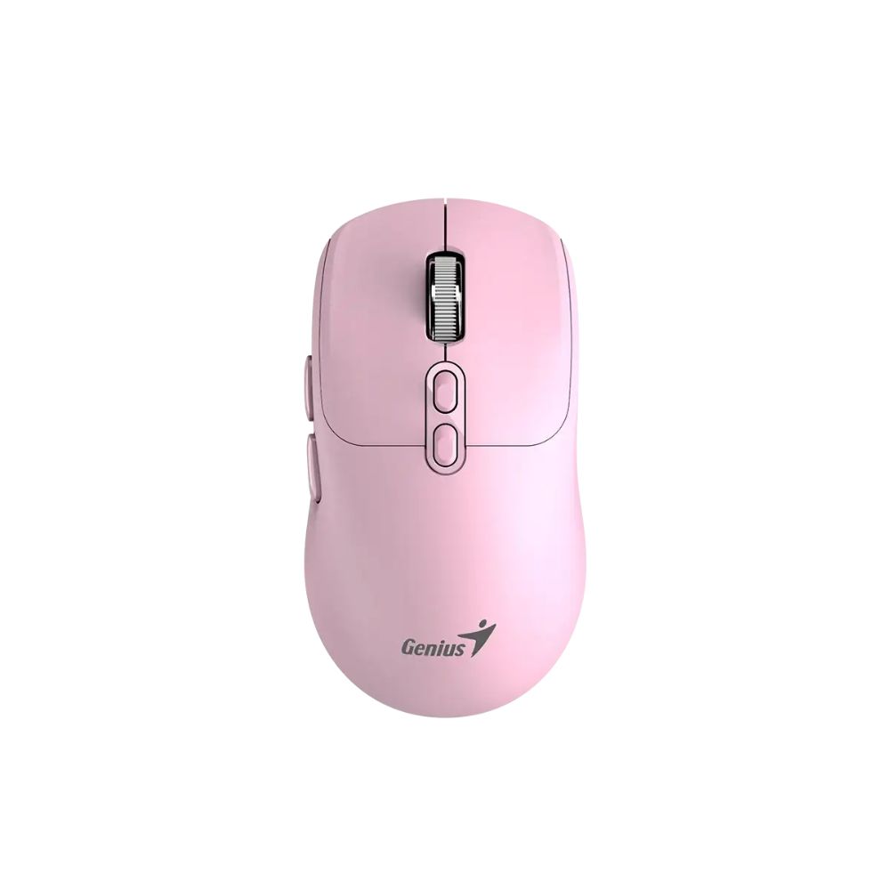 MOUSE Genius  NX-8080S , PC sau NB, wireless 2.4GHz, Bluetooth, optic, 1600 dpi, butoane/scroll 6/1, acumulator, buton Copilot, roz,  31030042403  (timbru verde 0.18 lei) 4710268262497