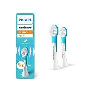 Rezerve PHILIPS Sonicare Kids Compact HX6032/90, Pachet de 2 capete de periere, Standard, Click-on, L x A x I (mm) 25.7x60x230.5