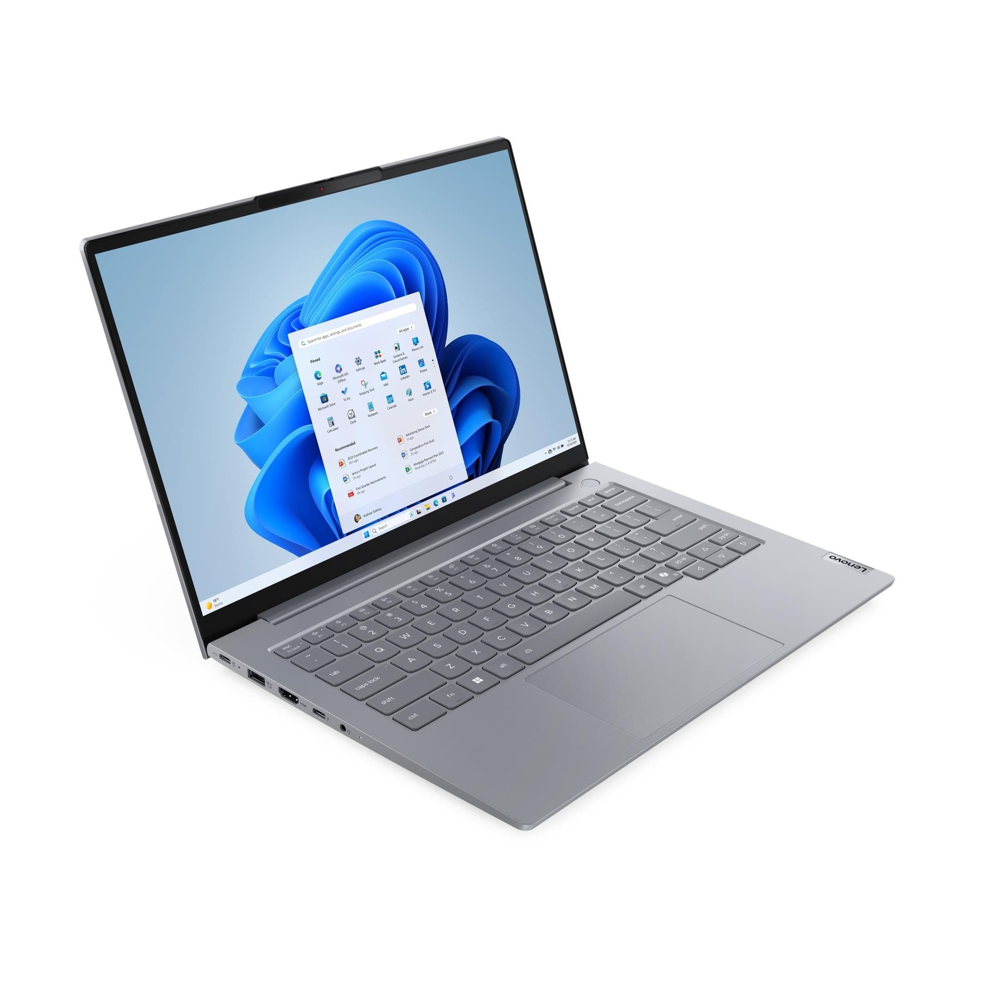 Laptop Lenovo ThinkBook 14 G8 IRL 21SG0084RI, 14 inch 1920 x 1200, Intel 210H (8 C / 12 T, 2.2 GHz - 4.8 GHz, 12 MB cache, 28 W), 16 GB DDR5, 512 GB SSD, Intel Graphics, Windows 11 Pro