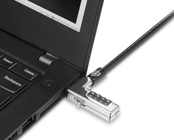 Lenovo 4XE1F30278 cabluri cu sistem de blocare Negru 1,8 m