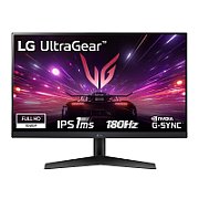 Monitor LG 23.8  24GS60F-B.AEU, Diagonal (inch): 23.8, Diagonal (cm): 60, Aspect ratio: 16:9, Panel: IPS, Resolution: 1920x1080, Refresh Rate: 180Hz, Response time GtG: 1ms, Brightness (max): 300 cd/m², Contrast (static) : 1000:1, Viewing angle: 178/178, Color Gamut Type: sRGB, Color Gamut Coverage