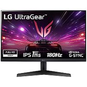 Monitor LG 23.8  24GS60F-B.AEU, Diagonal (inch): 23.8, Diagonal (cm): 60, Aspect ratio: 16:9, Panel: IPS, Resolution: 1920x1080, Refresh Rate: 180Hz, Response time GtG: 1ms, Brightness (max): 300 cd/m², Contrast (static) : 1000:1, Viewing angle: 178/178, Color Gamut Type: sRGB, Color Gamut Coverage