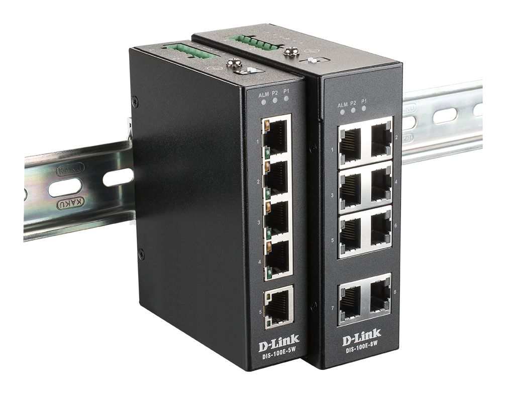 D-Link DIS-100E-8W switch-uri Fara management L2 Fast Ethernet (10/100) Negru